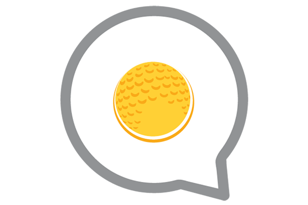 fried egg logo